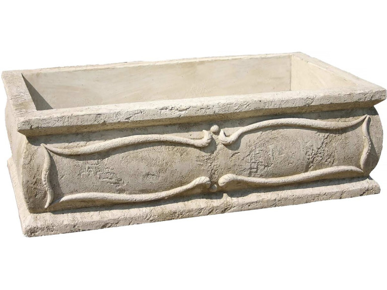 Grande fioriera "Verona" - in pietra - 50 x 100 x 30 cm