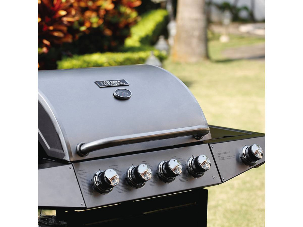 Barbecue a gas "Party 5" - 5 Piastre di cui 1 laterale - 15.2 kW