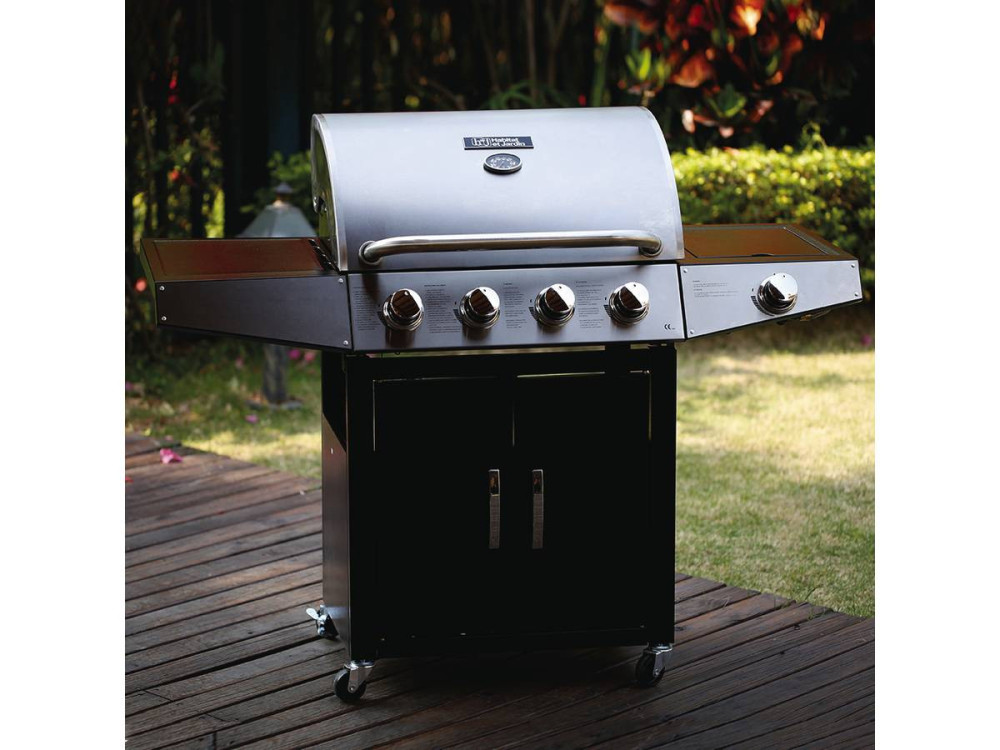 Barbecue a gas "Party 5" - 5 Piastre di cui 1 laterale - 15.2 kW