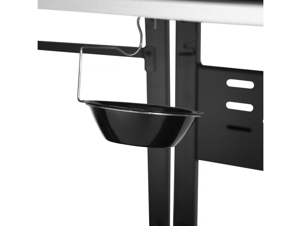 Barbecue a gas da cucina da esterno - 12 kW - 4 fuochi - Nero