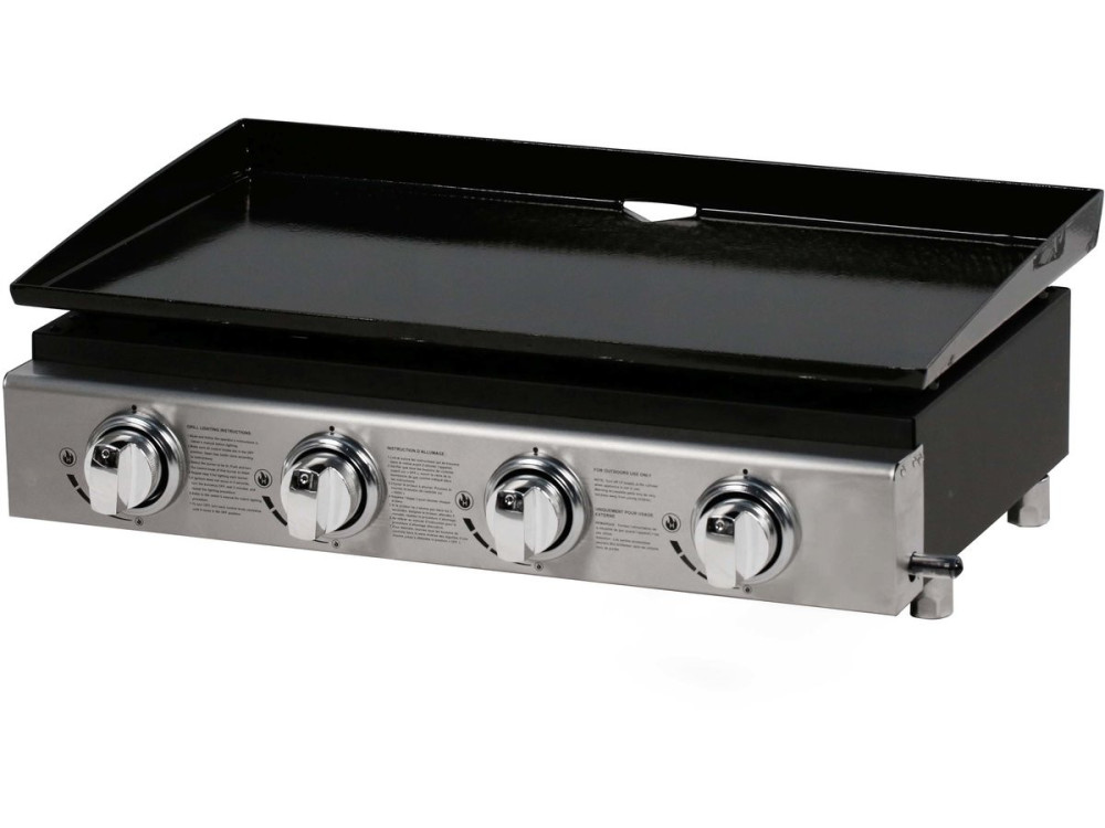 Plancha "Presto 4" - 4 fornelli - 9.7kW - Grigio