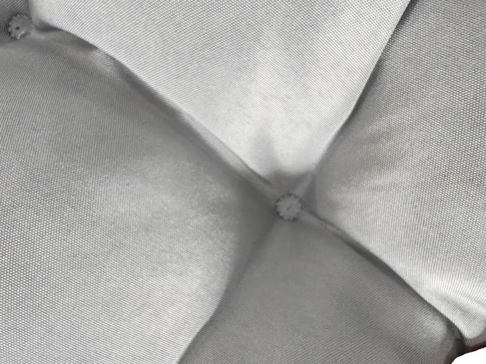 Cuscino per poltrona da giardino in tessuto "Romy" - 164 x 52 x 10 cm - Grigio chiaro