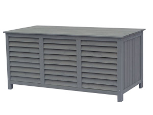 Cassapanca da giardino in legno "Macao" - 130 x 64 x 60 cm - Antracite