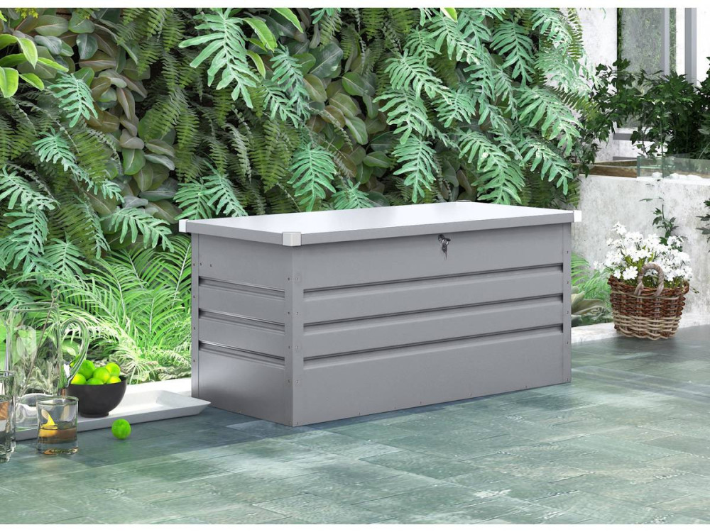 Cassa da giardino "Store" - Argento