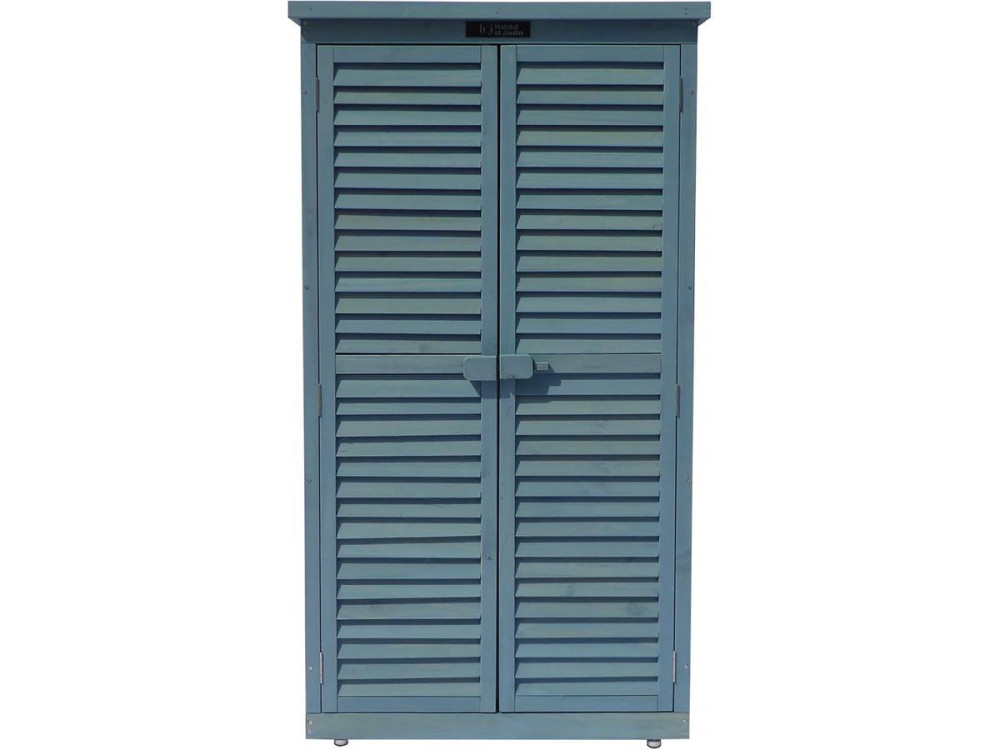 Armadio da giardino "Space" - 87 x 46,5 x 160 cm - Blu cielo