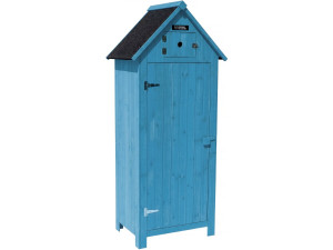 Mobile da giardino “Cabanon” - 77 x 54,5 x 179 cm - Blu cielo
