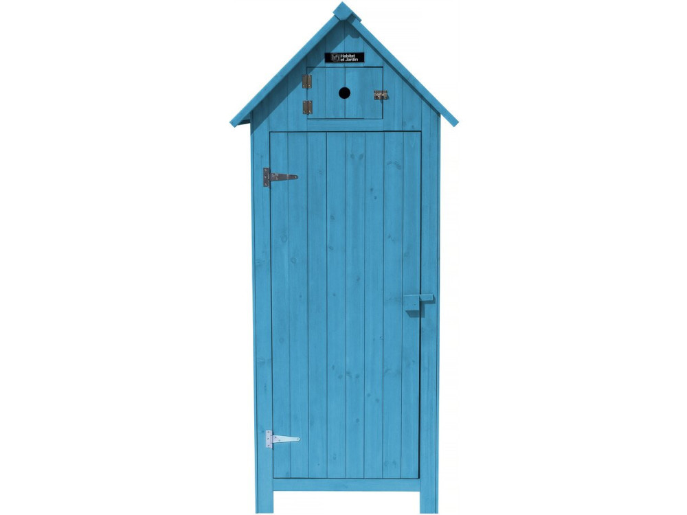 Mobile da giardino “Cabanon” - 77 x 54,5 x 179 cm - Blu cielo