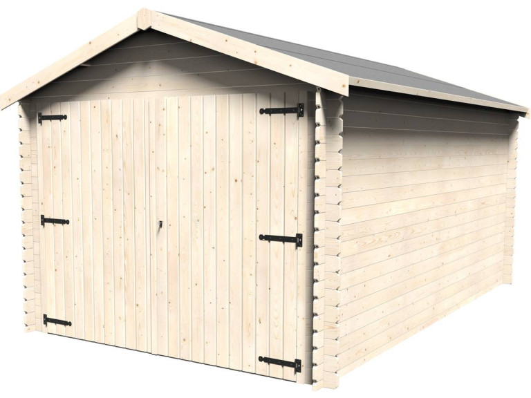 Garage legno “Gamache” - 14.24 m² - 2.98 x 4.78 x 2.56 m - 28 mm