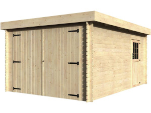 Garage in legno "Galan" - 15,28 m² - 3,26 x 4,78 x 2,24 m - 28 mm