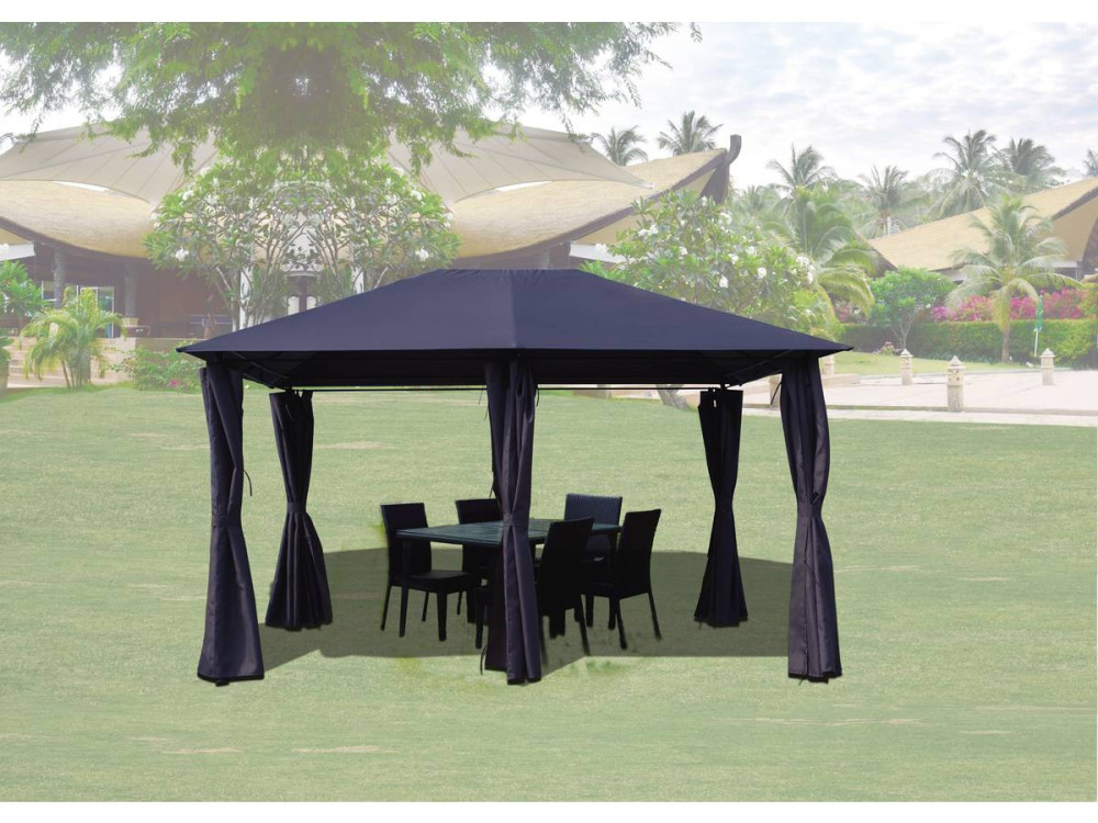Tela e tendaggi per pergola "Rosita - 3 x 4 m  - Grigio