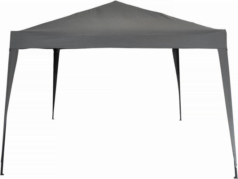 Pergolato pieghevole da giardino "Svetlana 3" - 9 m² - 3 x 3 m - Grigio