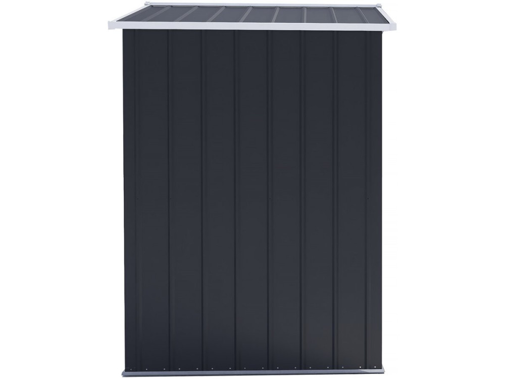 Casetta da giardino in metallo "Boston" con porta scorrevole - 2,17 m² - Grigio