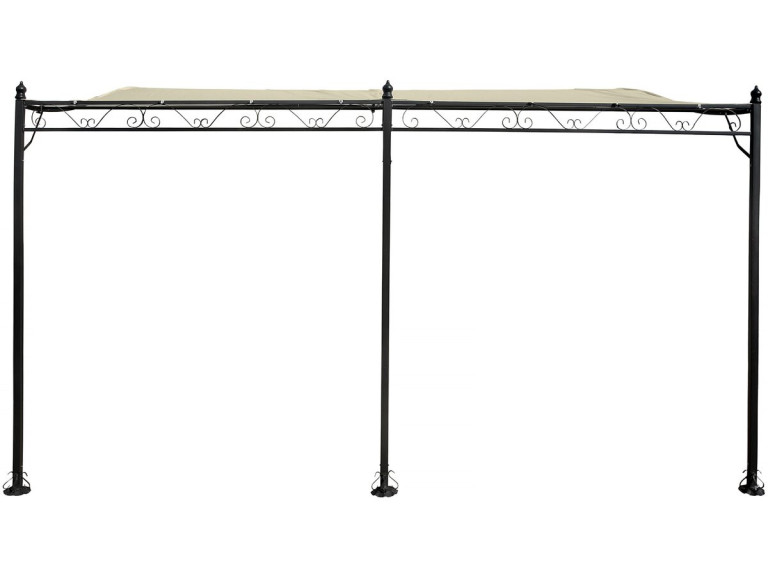 Gazebo in metallo - 3 x 4 m - Beige