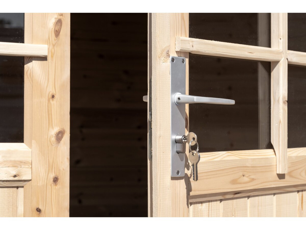 Casetta da giardino in legno "Alex" - 20,20 m² - 4,80 x 4,00 x 2,39 m - 28 mm