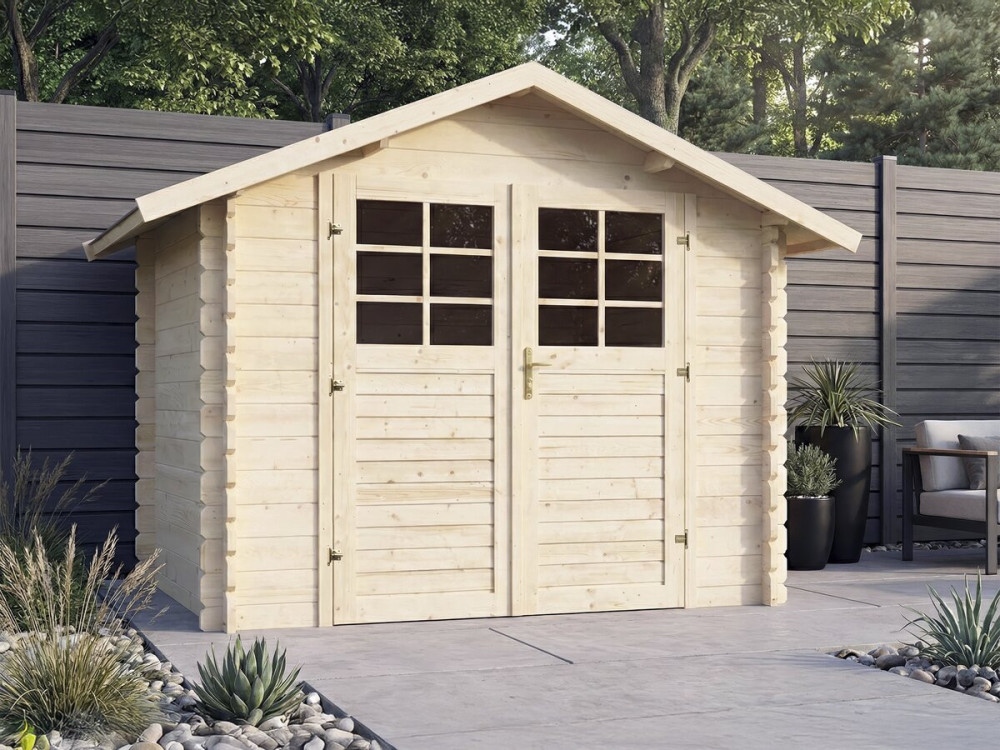 Casetta da giardino in legno "Beaufort" - 10,53 m² - 349 x 301 cm - 28 mm