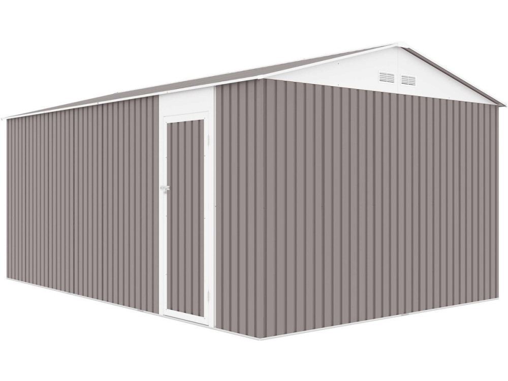 Garage in metallo NEVADA con porta battente - 15,36 m²