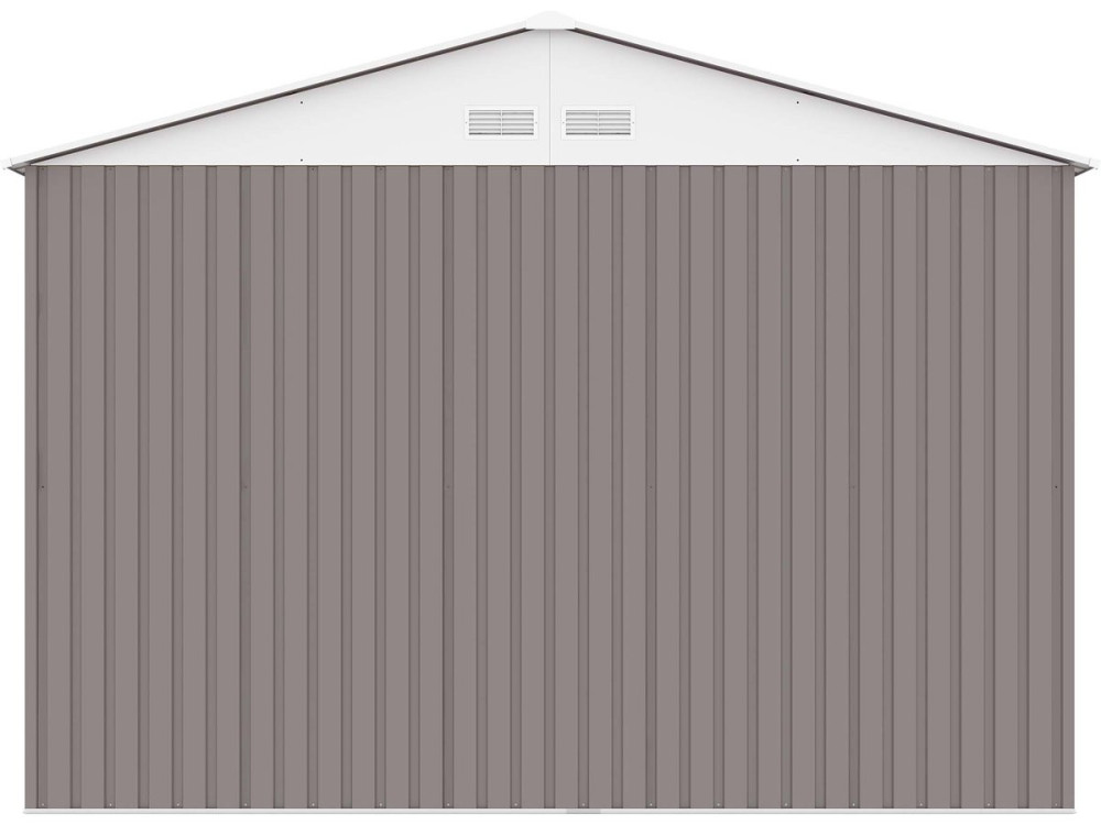 Garage in metallo NEVADA con porta battente - 15,36 m²