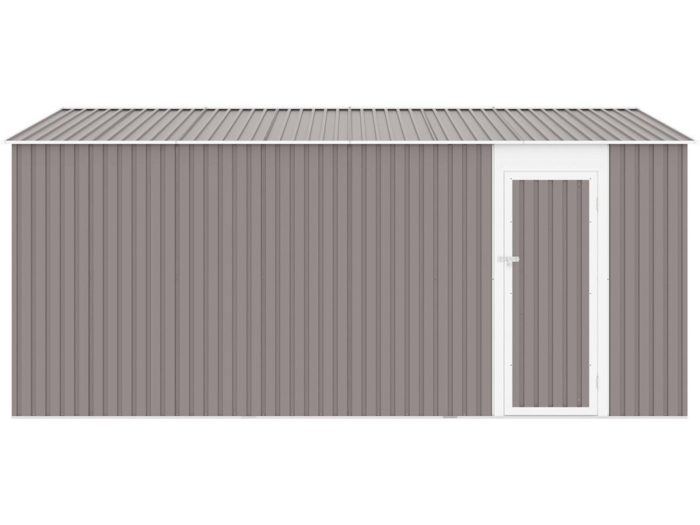 Garage in metallo NEVADA con porta battente - 15,36 m²