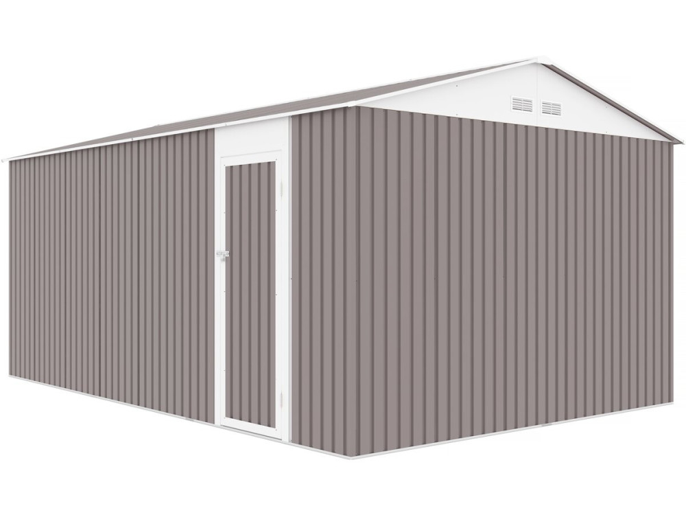 Garage in metallo "Nevada" - 15,36 m² con grondaia