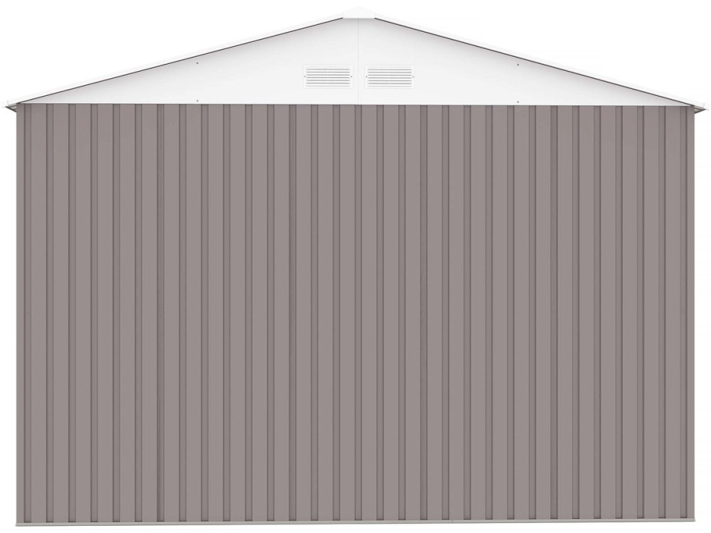 Garage in metallo NEVADA con porta battente - 18,56 m²