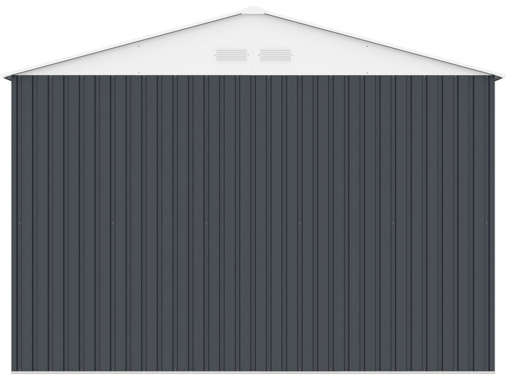 Garage in metallo "Houston" - 18,56 m² con pannello solare - Antracite