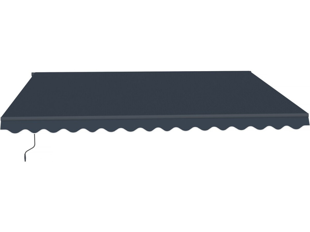 Tenda da sole in alluminio "Ombra 4" - 395 x 300 cm - Grigio