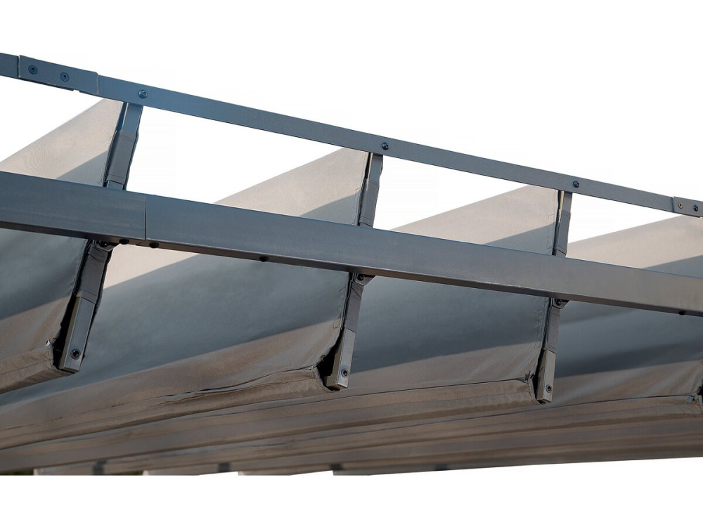 Pergola bioclimatica in tessuto "Lodge" da 3 x 4 m - Antracite