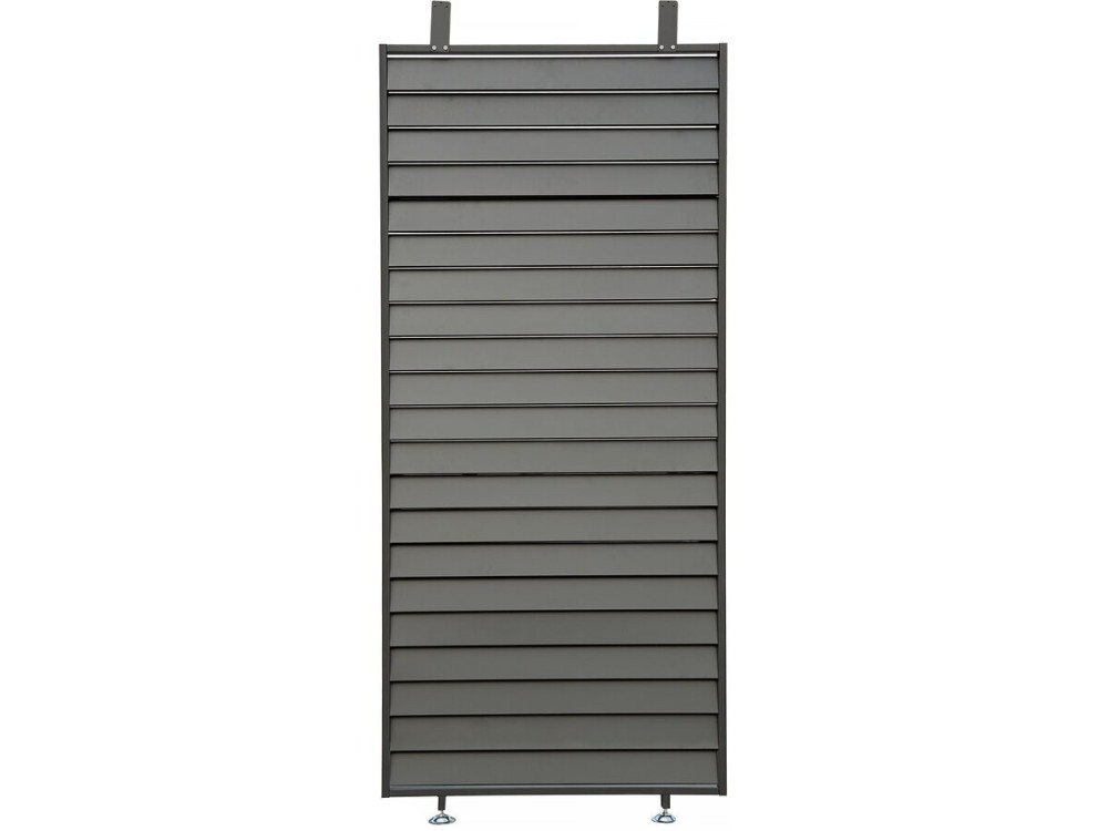 Persiana in acciaio zincato "Clifford" per pergola bioclimatica - 92 x 4 x 208 cm - Grigio