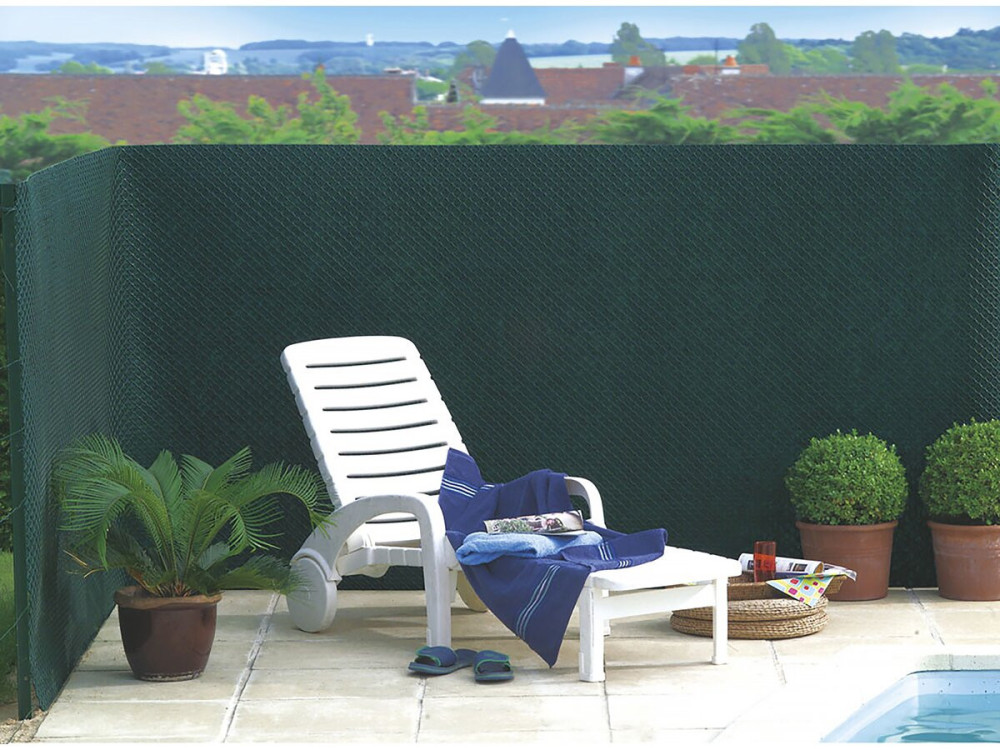 Schermo sintetico per la privacy - Tandem - 1,00 x 25 m - Verde
