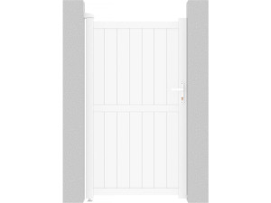 Cancello in alluminio "Lola" - 101.2 x 180.9 cm - Bianco