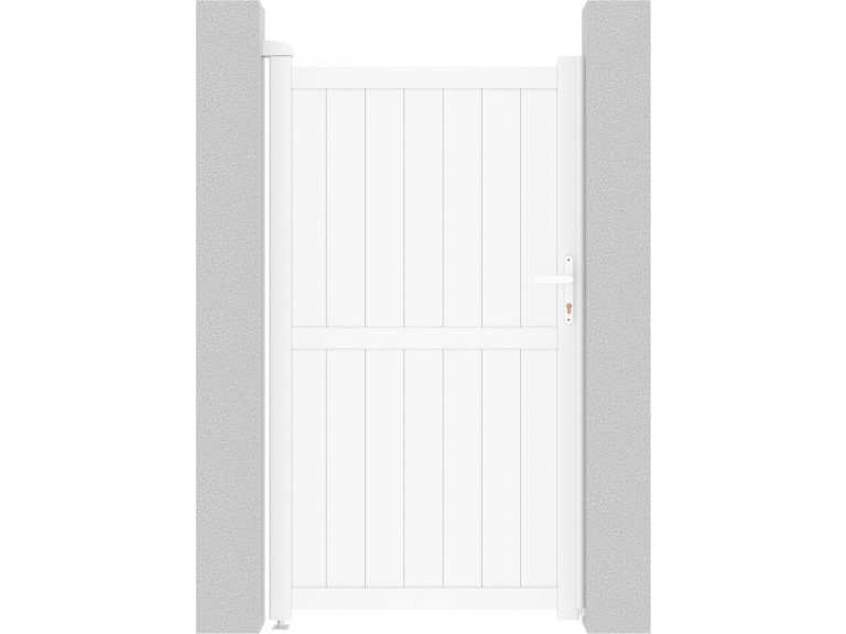 Cancello in alluminio "Lola" - 101.2 x 180.9 cm - Bianco