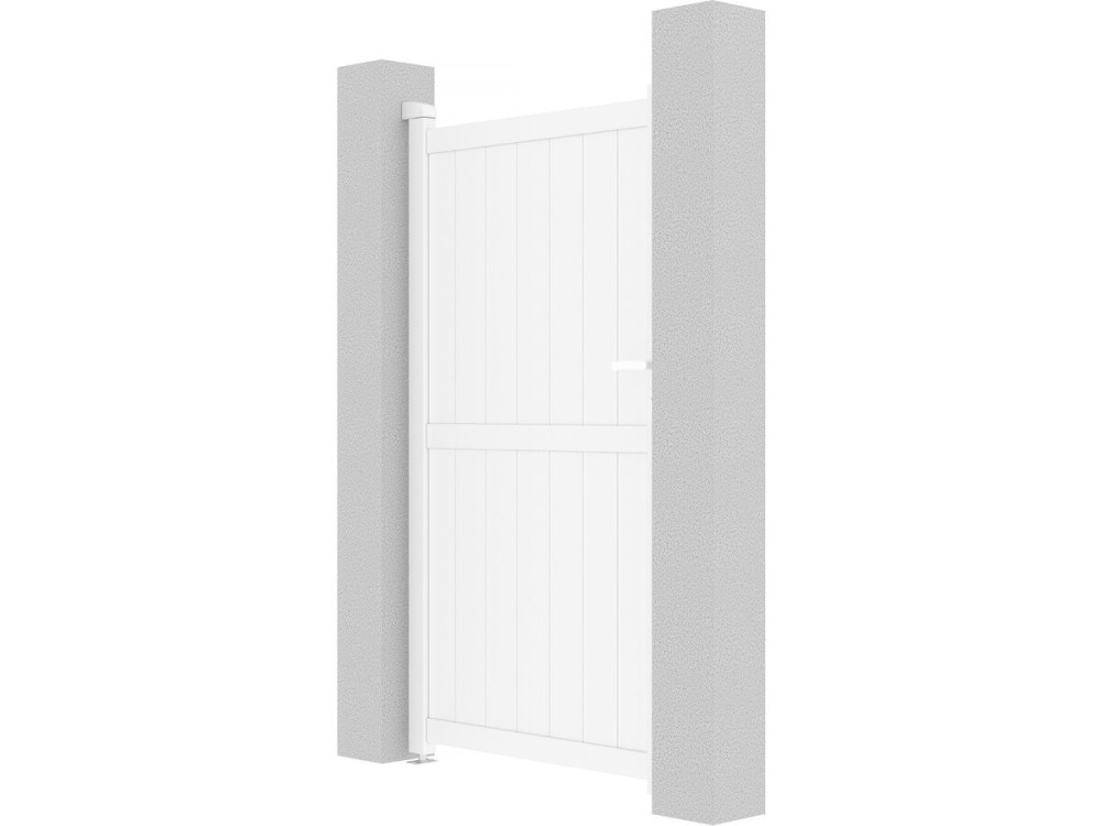 Cancello in alluminio "Lola" - 101.2 x 180.9 cm - Bianco