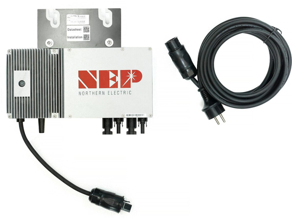 Set di 2 pannelli solari flessibili plug and play - 400 w "Urban center" - Nero