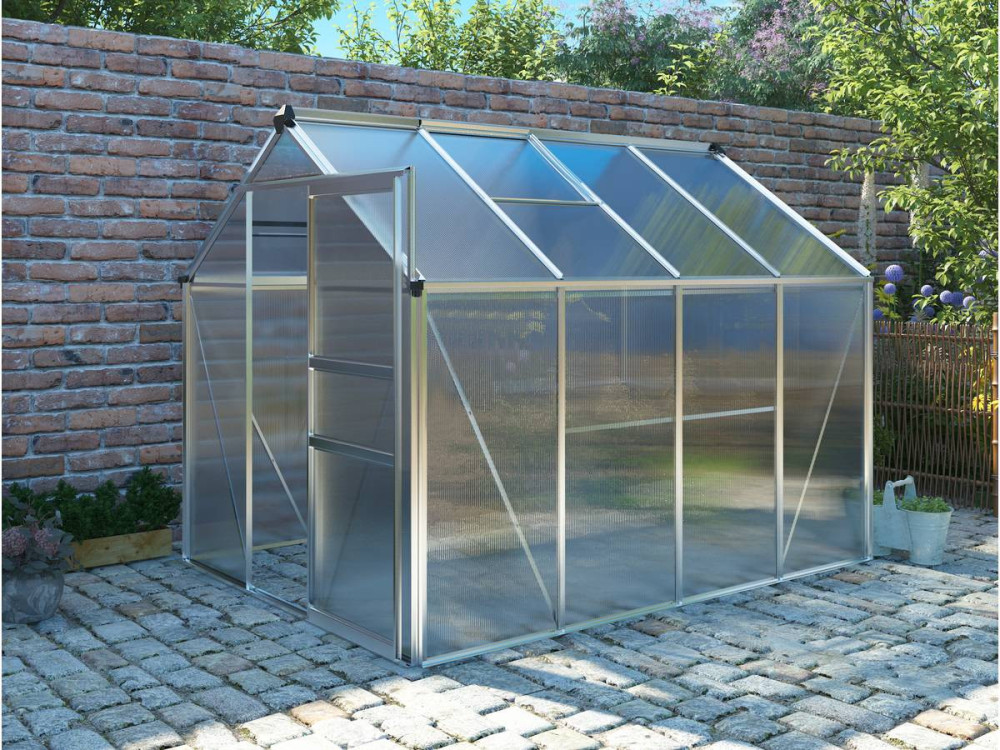 Serra da giardino in policarbonato "Hortensia" da 4,8m²