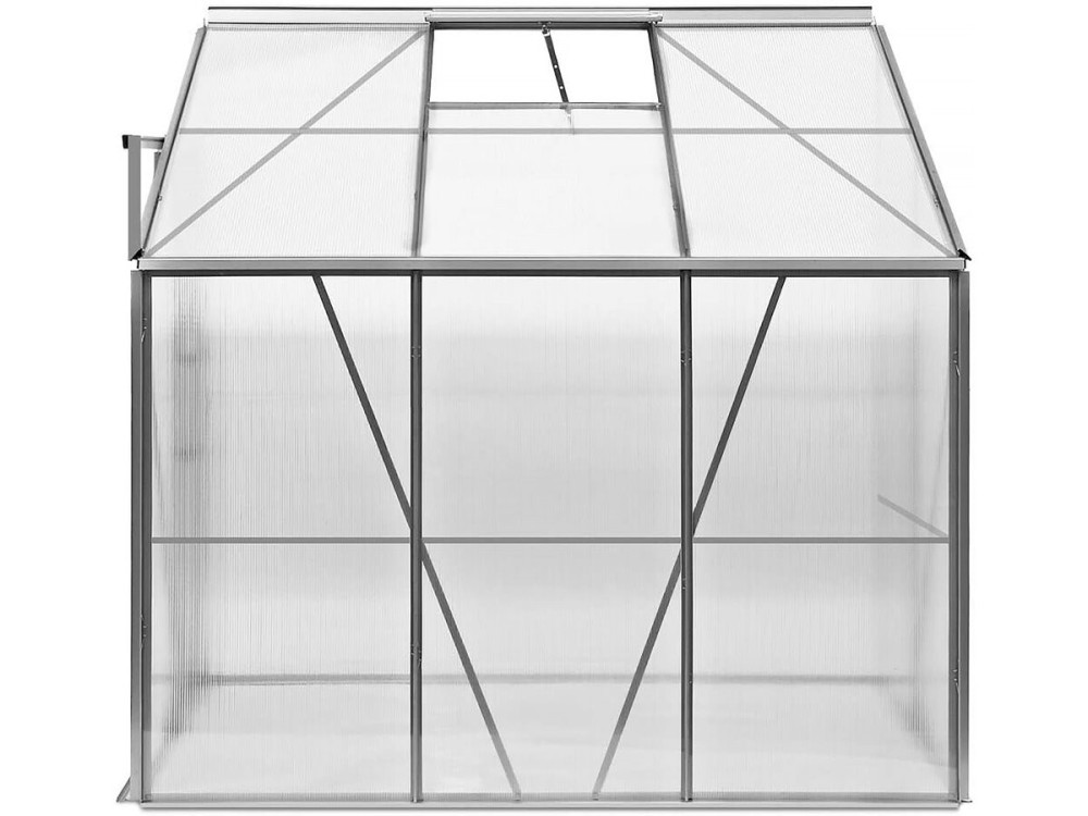 Serra addossata in policarbonato "Aneth" 190 x 125 x 195 cm - 2,37 m² - Francia