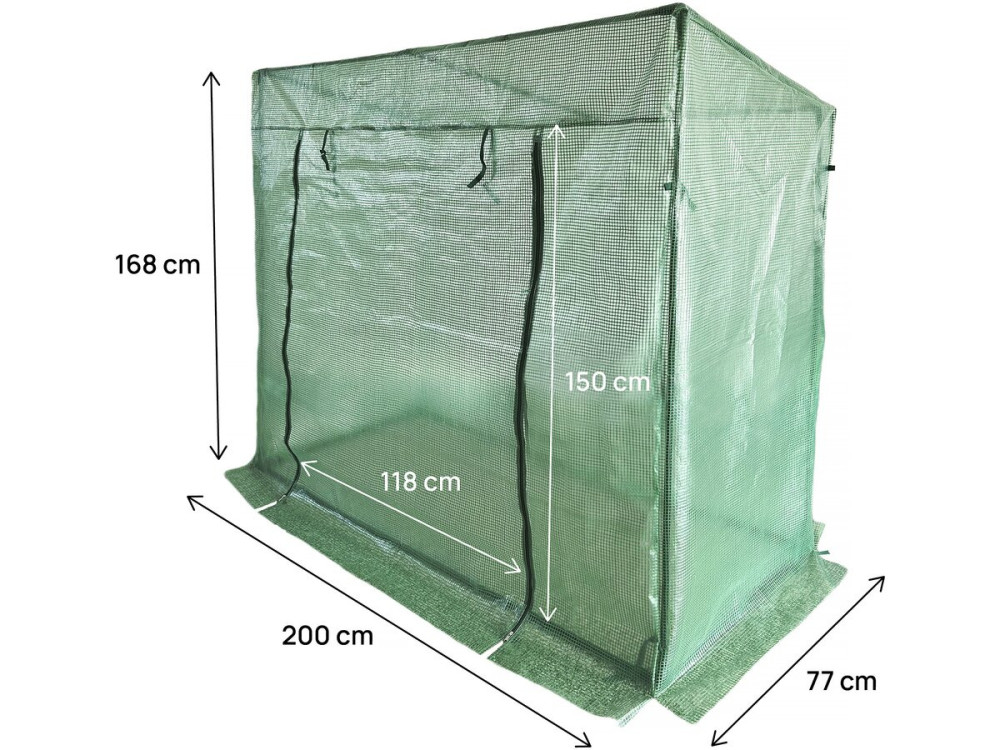 Serra per pomodori da giardino "Lys" - 1,6 m² - 130 g - Verde
