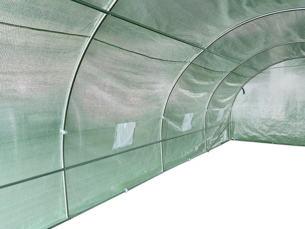 Serra da giardino a tunnel "Lys" - 24 m² - 140 g - Verde