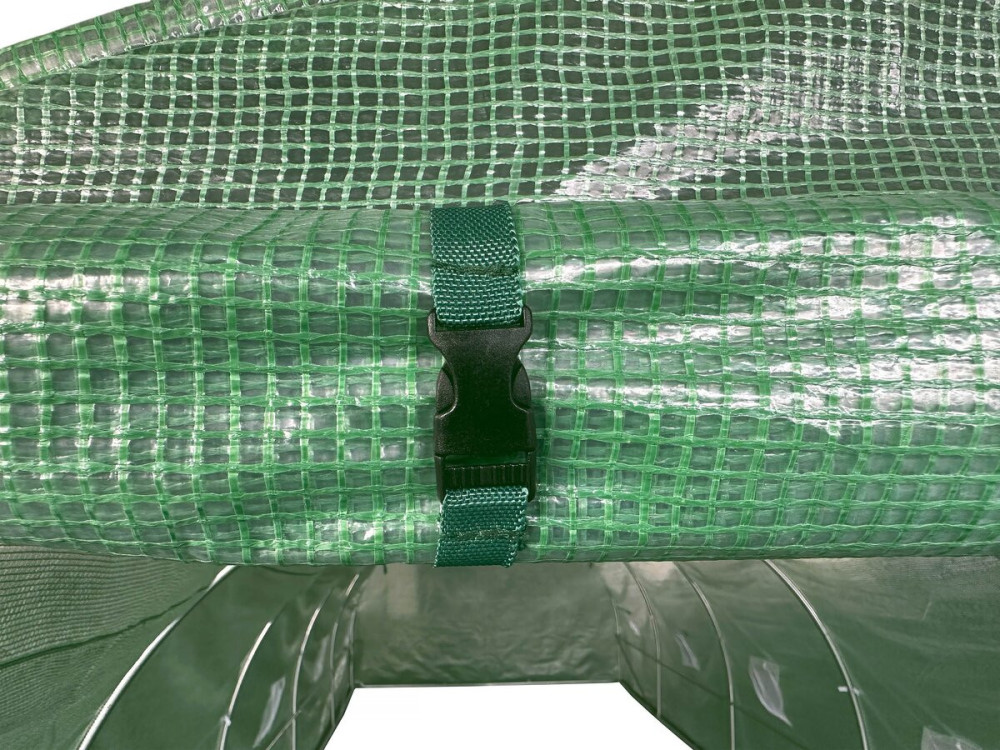 Serra da giardino a tunnel "Lys" - 24 m² - 140 g - Verde