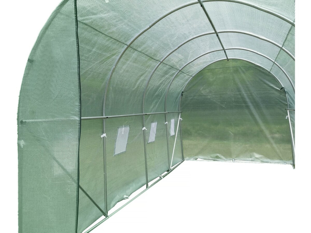 Serra a tunnel da giardino "Lys" - 9 m² - 130 g - Verde
