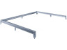 Base in acciaio zincato per serra "Basilic" - 2,37 m² - Grigio