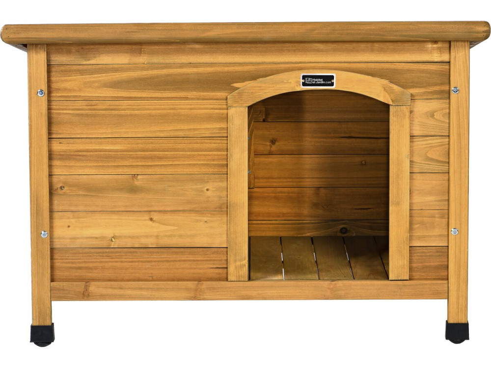 Cuccia per cani in legno "Max" - 85 x 57 x 58 cm - Marrone