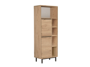 Mobile da bagno in legno "ON10C" - 60 x 46 x 161 cm - Marrone