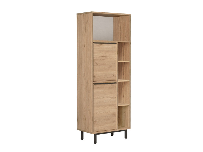 Mobile da bagno in legno "ON10C" - 60 x 46 x 161 cm - Marrone
