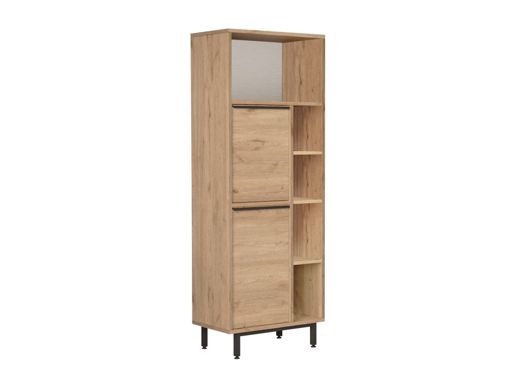 Mobile da bagno in legno "ON10C" - 60 x 46 x 161 cm - Marrone