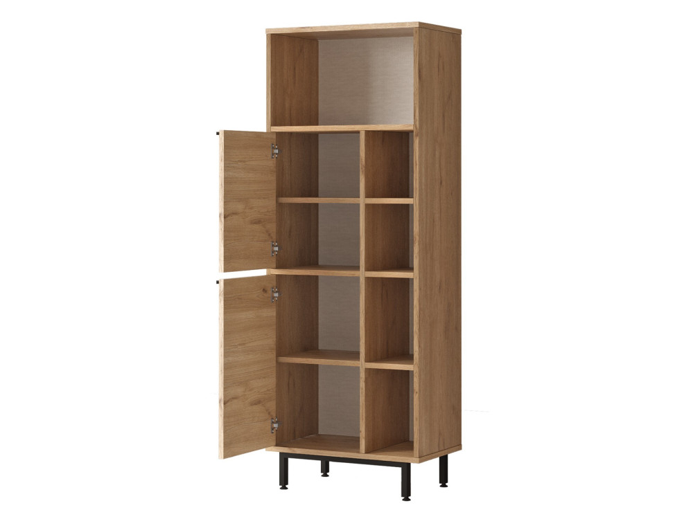 Mobile da bagno in legno "ON10C" - 60 x 46 x 161 cm - Marrone
