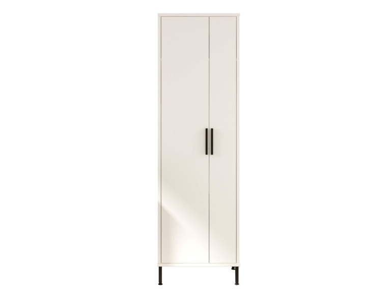 Armadio multifunzionale in legno "Jienna" - 50 x 36 x 165 cm - Bianco