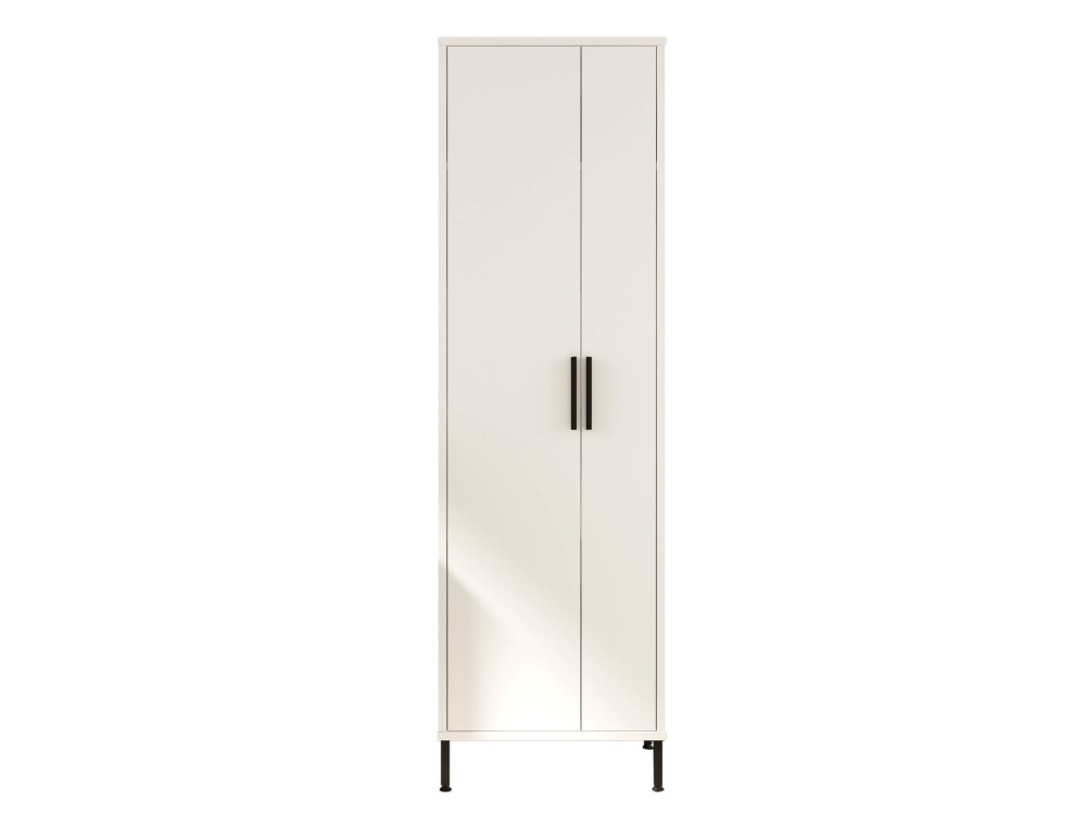 Armadio multifunzionale in legno "Jienna" - 50 x 36 x 165 cm - Bianco