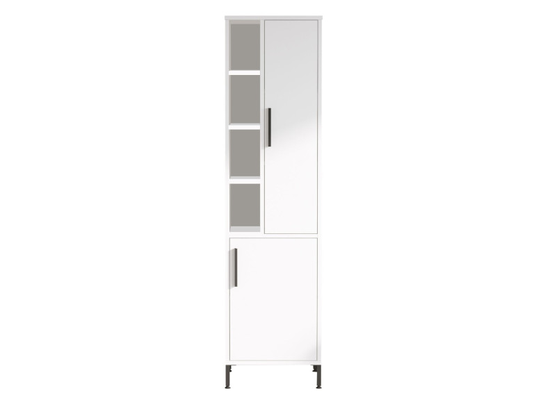 Armadio multifunzionale in legno "Vile" - 45 x 35 x 174 cm - Bianco