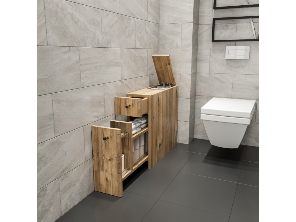 Mobiletto in legno "Calencia" - 20 x 60 x 55 cm - Marrone