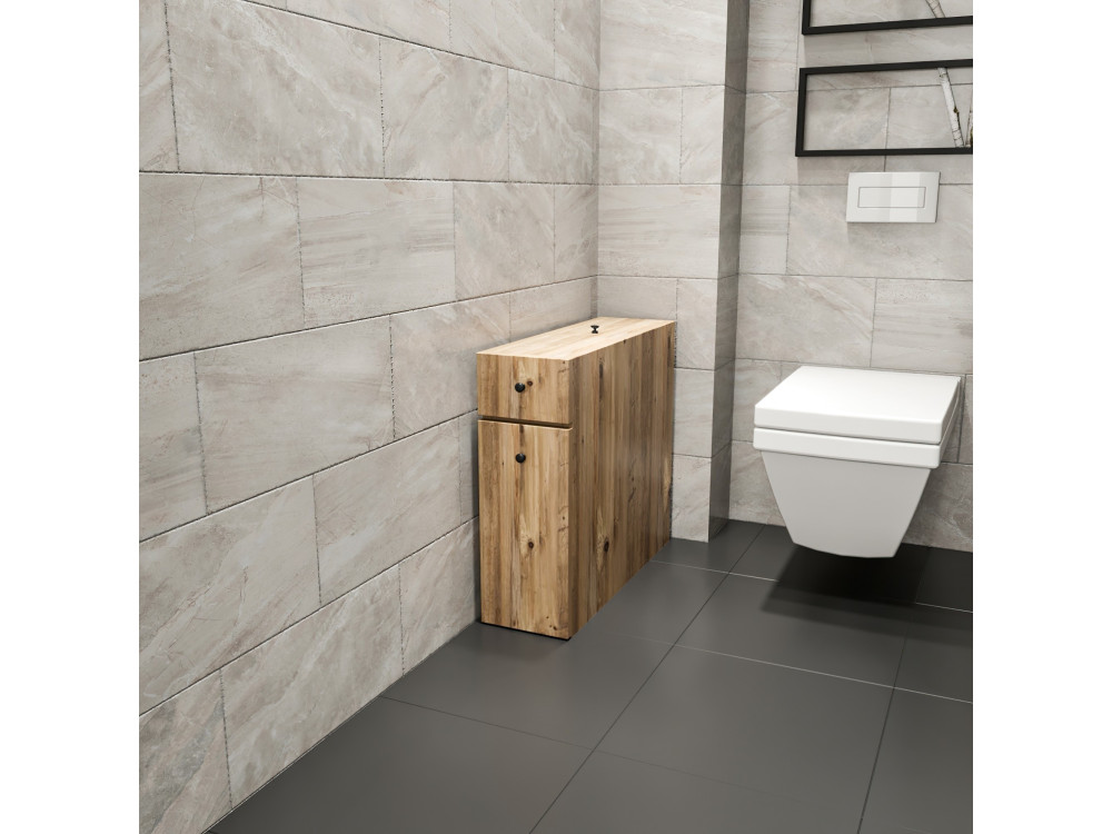 Mobiletto in legno "Calencia" - 20 x 60 x 55 cm - Marrone